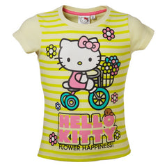 Παιδικό T-shirt "Flower Hapiness" Lemon Hello Kitty