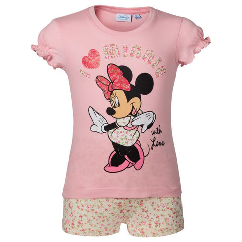 Σετ παιδική πυτζάμα "Ι Love Minnie" Disney