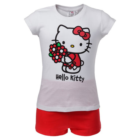 Σετ παιδική πυτζάμα "Flowers" Hello Kitty