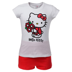 Σετ παιδική πυτζάμα "Flowers" Hello Kitty