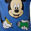 Σετ παιδική πυτζάμα "Mickey" Μπλε/Μαύρο Disney