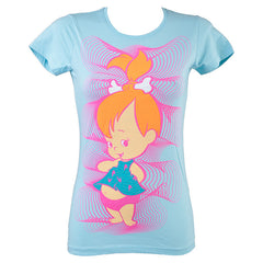 Γυναικείο T-shirt θαλασσί "Flinstones" Baby