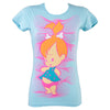 Γυναικείο T-shirt θαλασσί "Flinstones" Baby