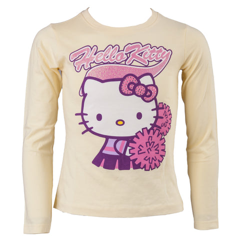 Παιδική μπλούζα μακρύ μανίκι Λεμονί Hello Kitty