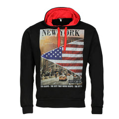 Ανδρική Μπλούζα Hoodie "New York" So Fashion-ΣΤΕΝΗ ΓΡΑΜΜΗ