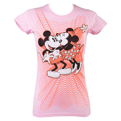 Γυναικείο T-shirt "Mickey & Minnie" Ρόζ Disney