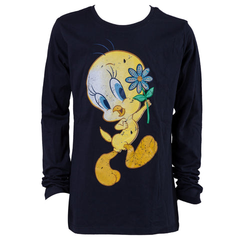 Παιδική μπλούζα μακρύ μανίκι Σκούρο Μπλε ''Tweety''