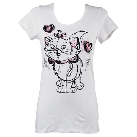 Γυναικείο T-shirt "Baby Cat" Λευκό Disney
