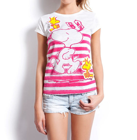 Γυναικείο T-shirt Λευκό "Snoopy "
