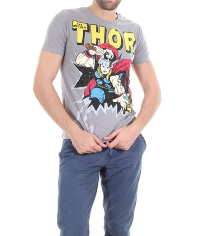 Ανδρικό T-shirt Γκρί " THOR" - Marvel