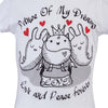 Παιδική Μπλούζα T-shirt ''Love and Peace'' T-Wall
