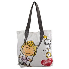 Γυναικεία Shopping Bag Με Τον Snoopy & Τη Loosey