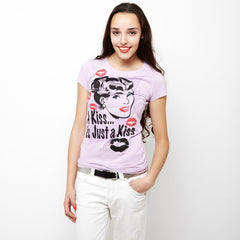 Γυναικείο T-Shirt ''A kiss...'' Pop Woman