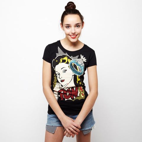 Γυναικείο T-shirt ''Pow'' Pop Woman