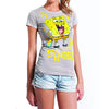 Γυναικείο T-shirt Γκρί "Sponge Bob"