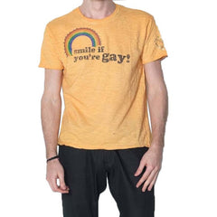 Ανδρικό T-Shirt κίτρινο Last Wild Angel
