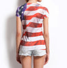Γυναικείο T-shirt "USA Flag" LWA