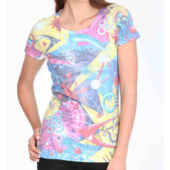 Γυναικείο T-shirt ''Multi Color'' Keny Scharf