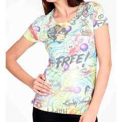 Γυναικείο T-shirt ''Free'' Keny Scharf